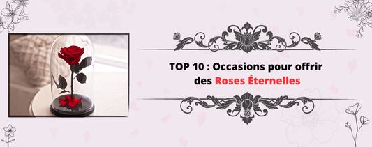TOP 10 : Occasion pour offrir des roses éternelles