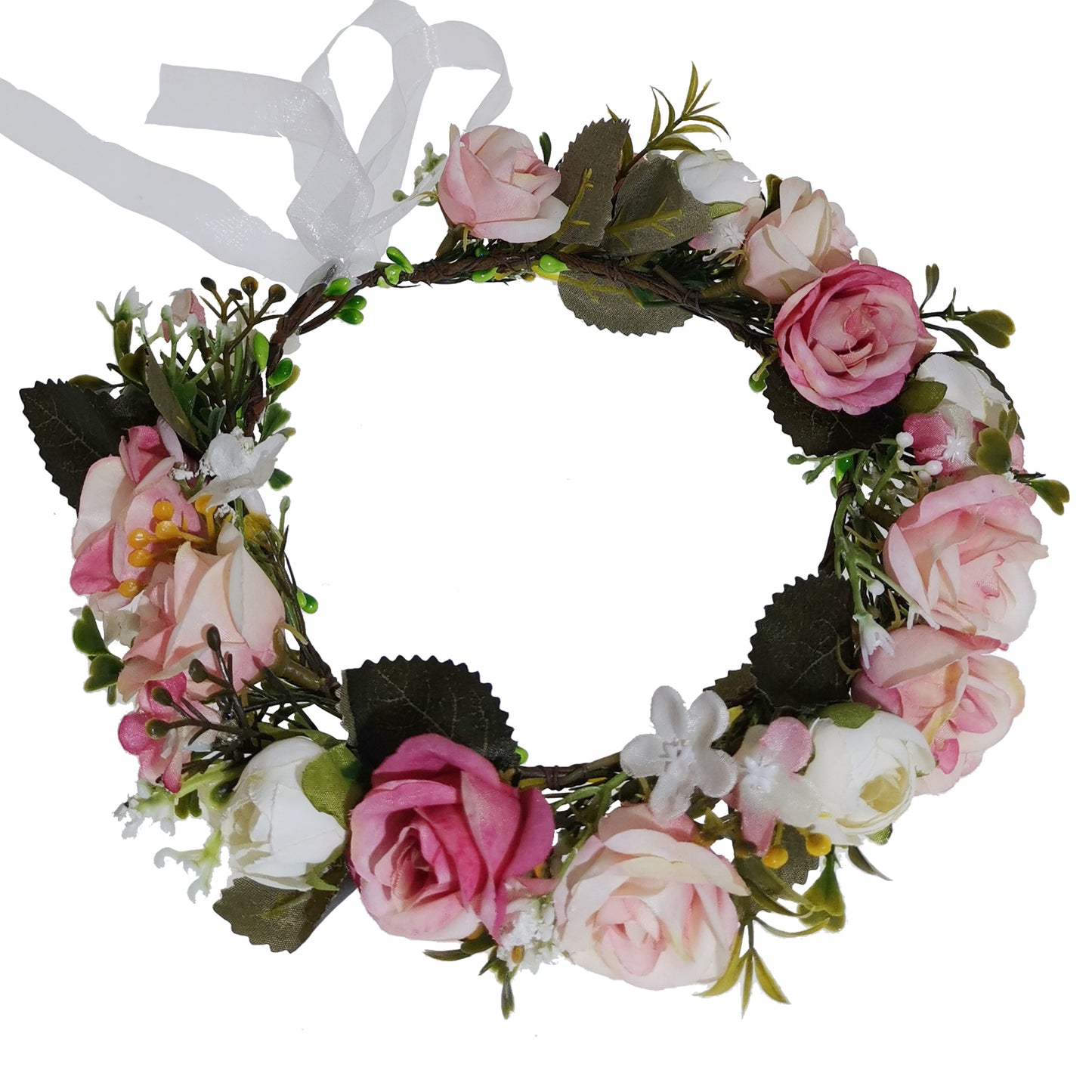 Couronne de Fleurs Séchées