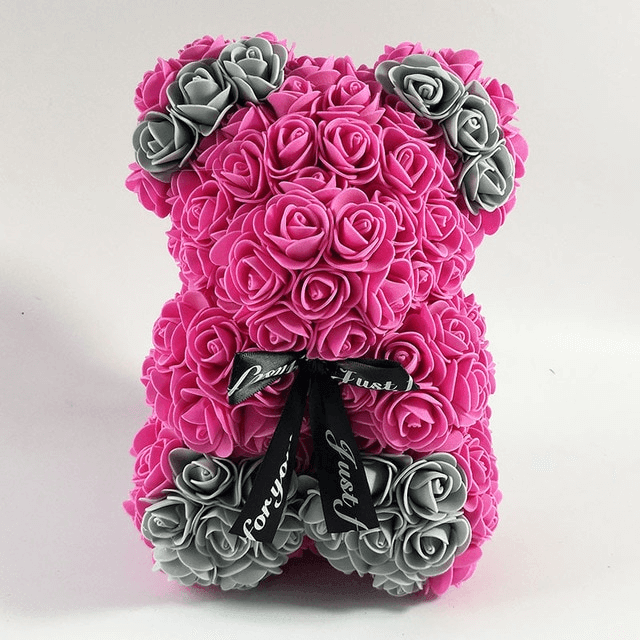 Ourson Rose & Gris - Ourson En Rose