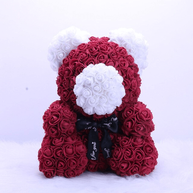 Ours Rouge Cerise - Ourson En Rose