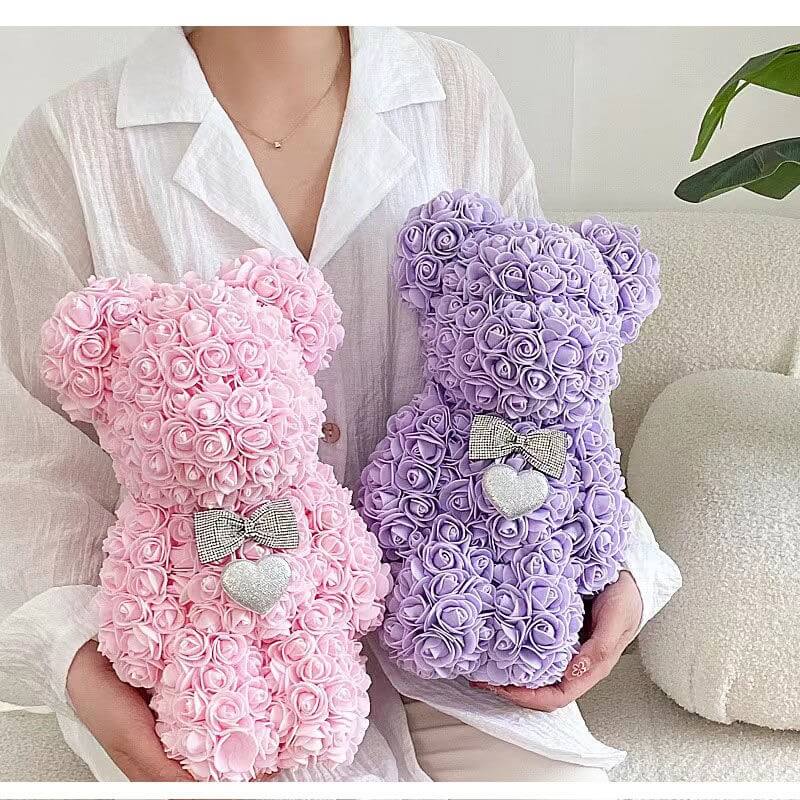nounours en rose