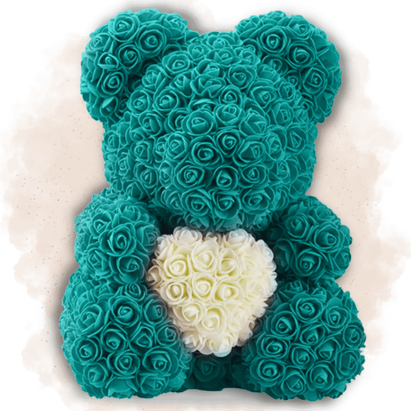 ours en fleur