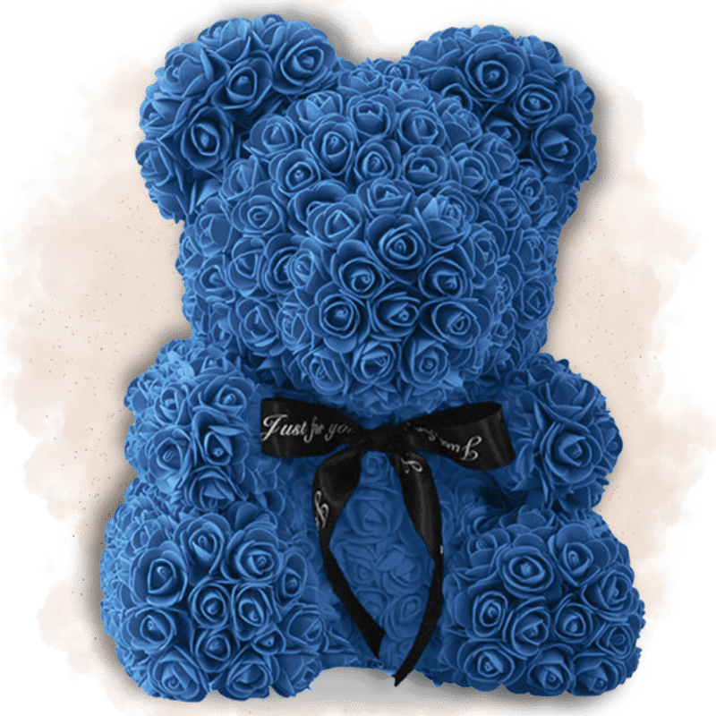 ours en rose bleu