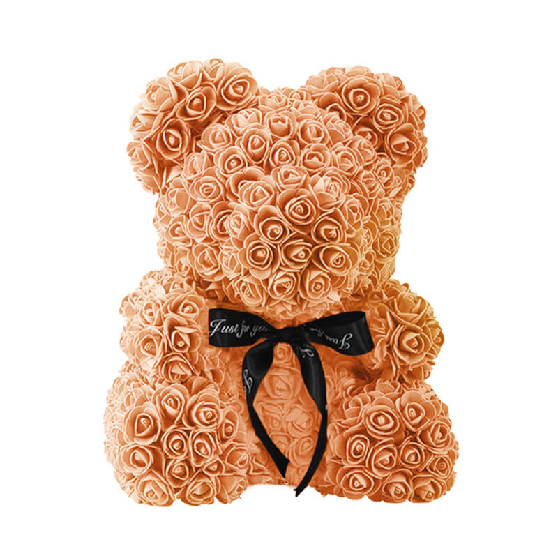 Ourson en Rose Orange