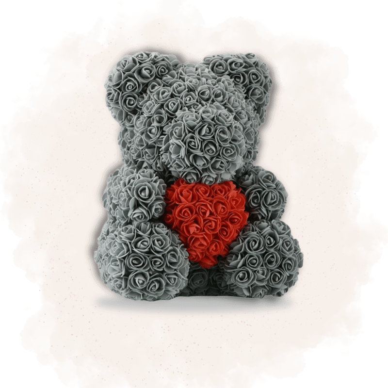 ours en rose gris