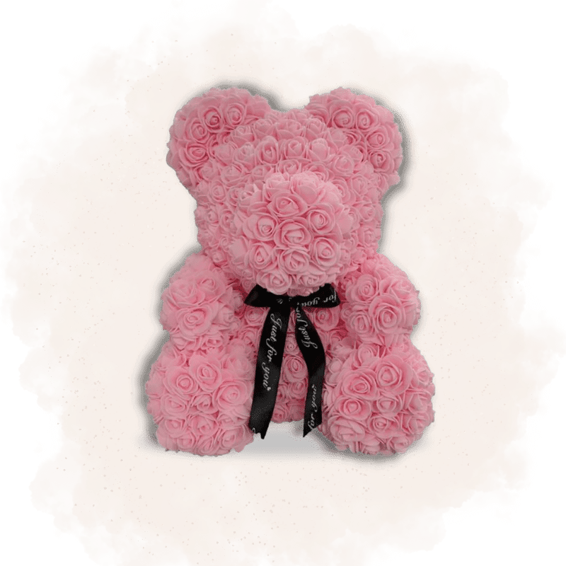 ourson en rose clair