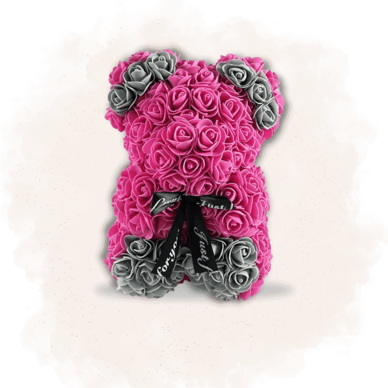 ourson en rose