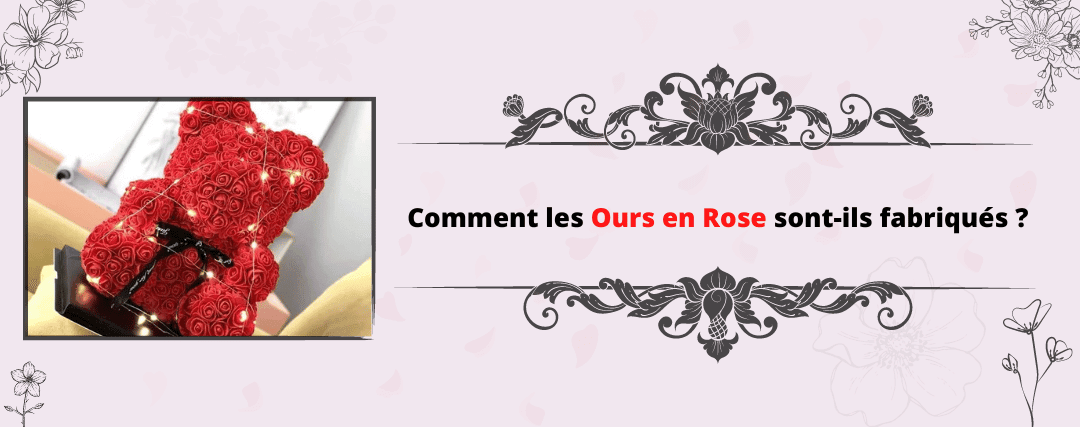 ourson en rose