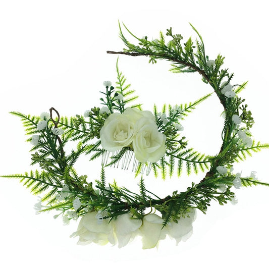 Couronne de Fleurs Fraiches