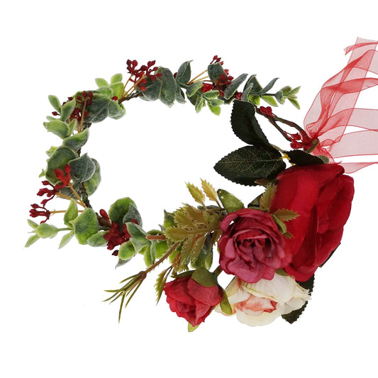 Couronne de Fleurs Rose
