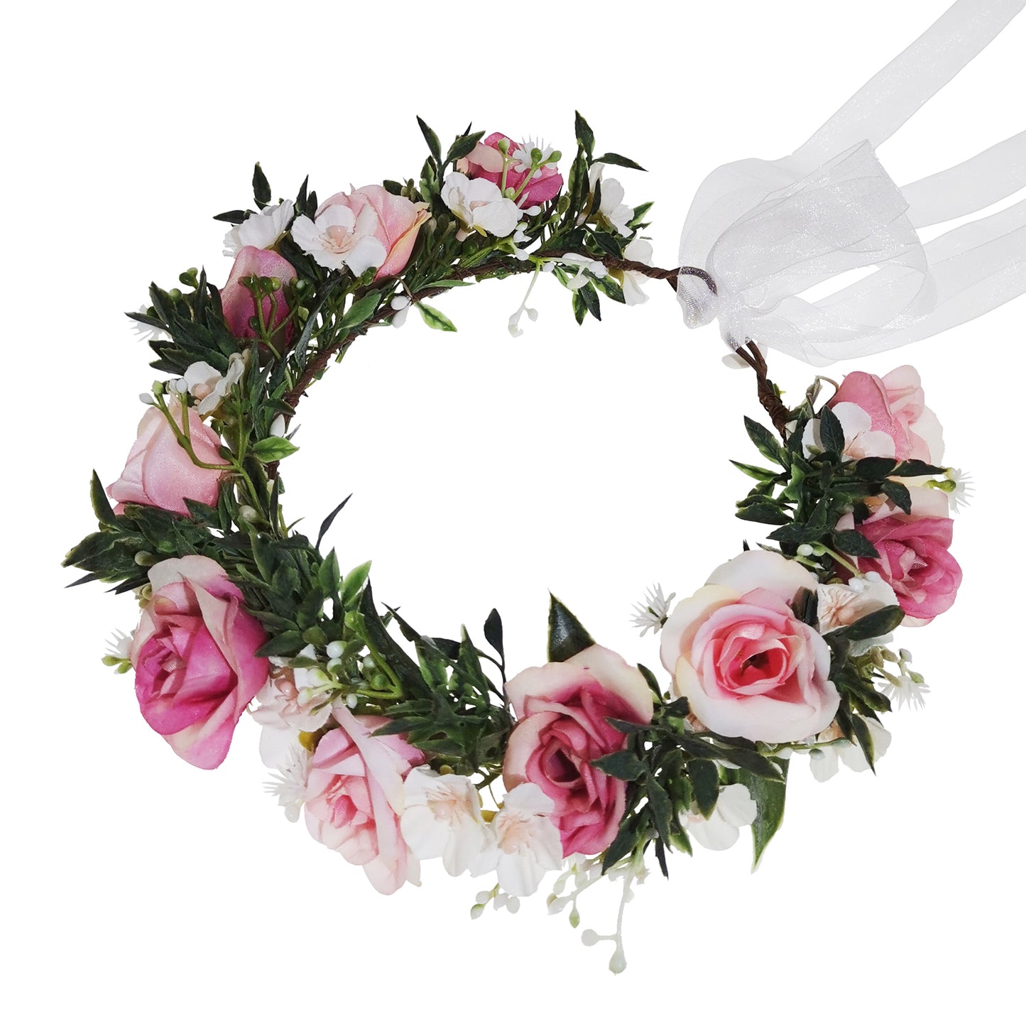Couronne de Fleurs pour Cheveux