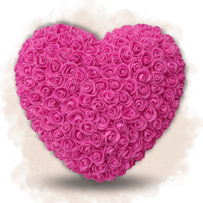 coeur en rose