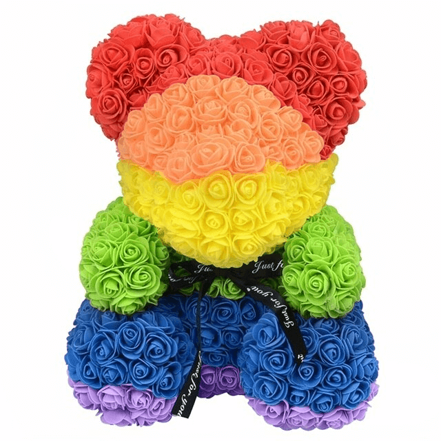 Ours LGBT Multi-couleur - Ourson En Rose